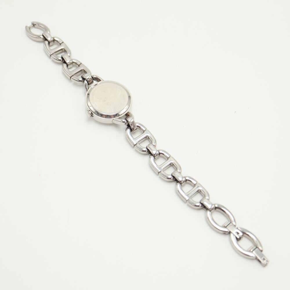 Fossil Womens Silver Tone 23mm Purple Round Watch Bracelet ES2428 w New Battery - Picture 11 of 12